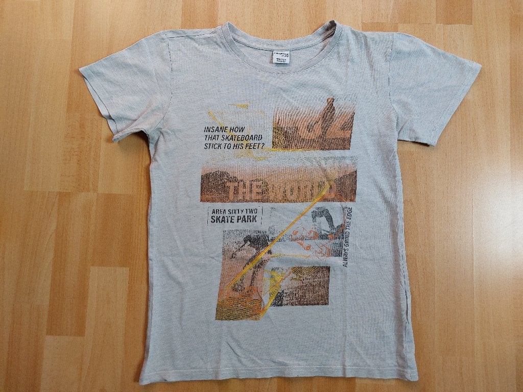 Grijs t-shirt *Chapter Young*, Kinderen en Baby's, Gebruikt, Chapter Young, Ophalen of Verzenden, Shirt of Longsleeve