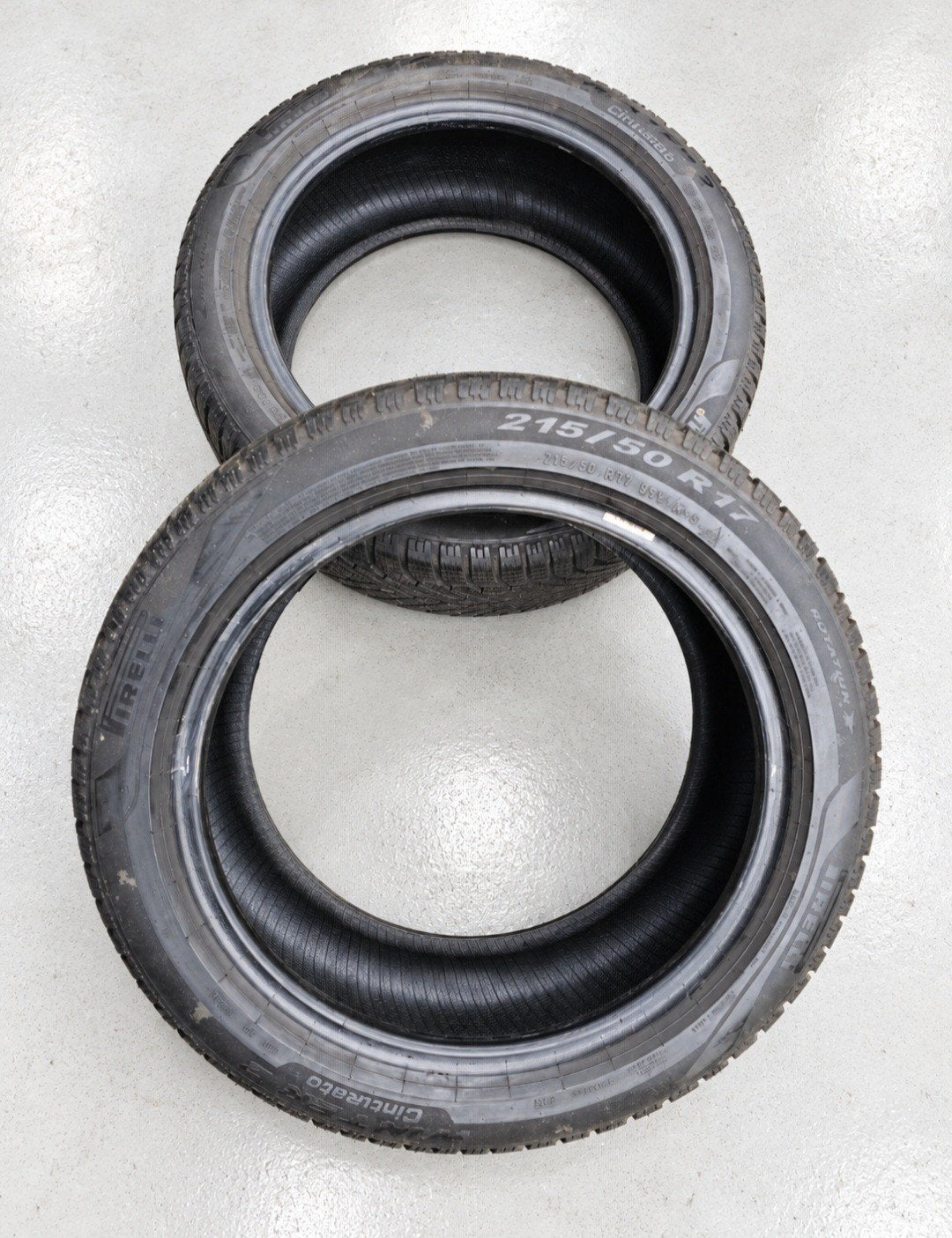 ** 4 goede Winterbanden Vredestein &Pirelli  215 50 17 **, Ophalen, 17 inch, Winterbanden, Band(en)