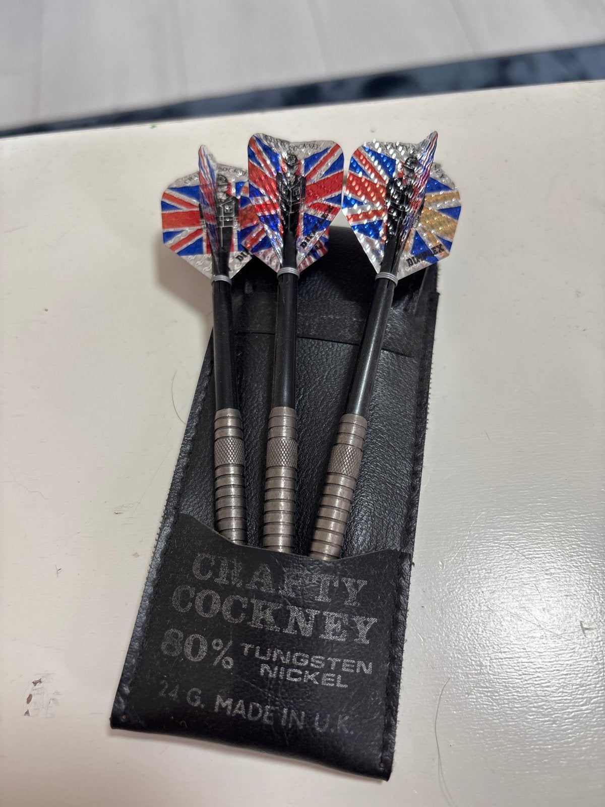 Vintage Harrows Eric Bristow Darts - 24g Tungsten, Ophalen of Verzenden, Gebruikt, Pijlen