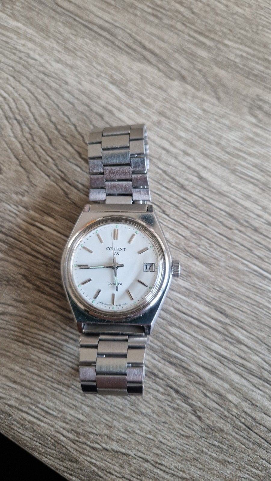 Orient VX Quartz Polshorloge - Klassiek en Waterbestendig, Overige merken, Staal, Gebruikt, Staal