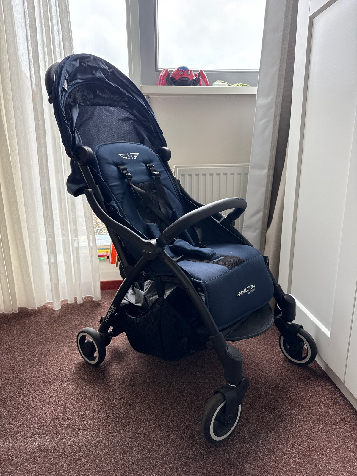 Hamilton by Yoop X1 Plus Buggy - Bekerhouder/hoes, Ophalen, Zo goed als nieuw, Overige merken, Verstelbare rugleuning
