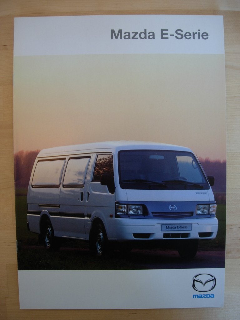 Mazda E2000 E2200 Brochure 2000 – Bestelwagen, Mazda, Ophalen of Verzenden, Zo goed als nieuw, Mazda