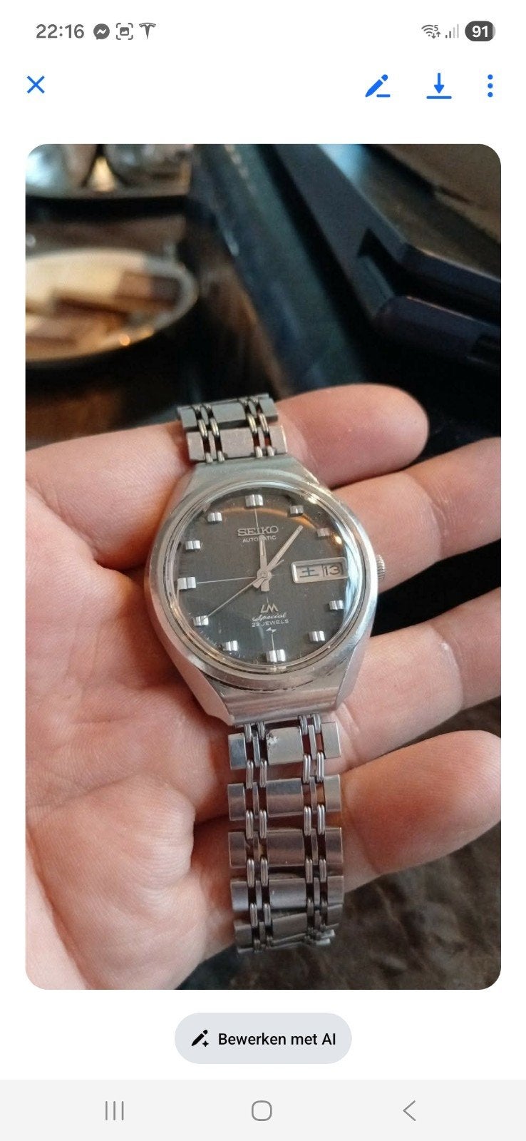 Vintage Seiko Lordmatic Automaat Horloge - LM Special 23 Jew, Ophalen of Verzenden