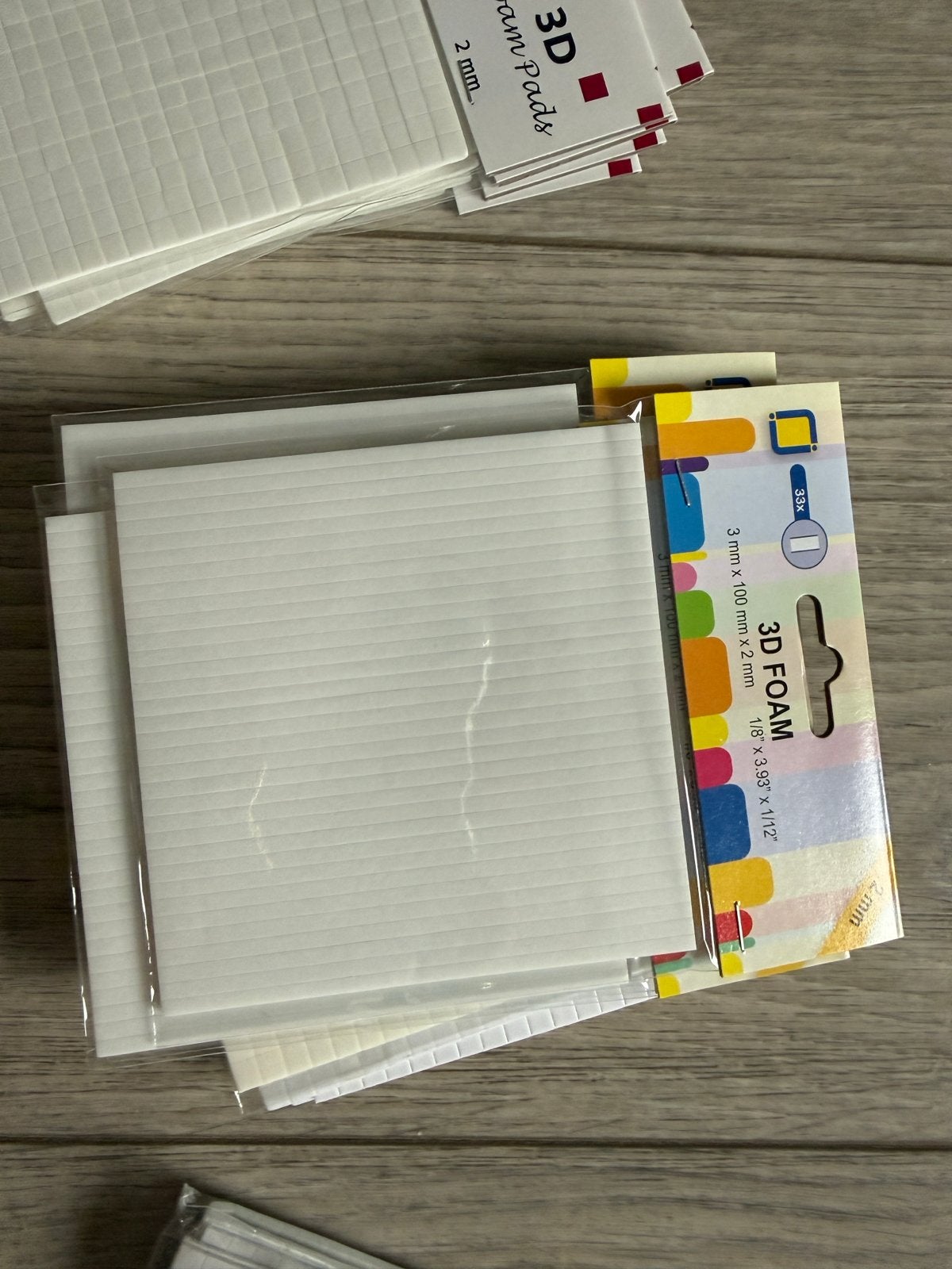 3D Foam Pads en Foam Blocks voor knutselprojecten, Zelfklevend, Overige thema's, Nieuw, Ophalen of Verzenden