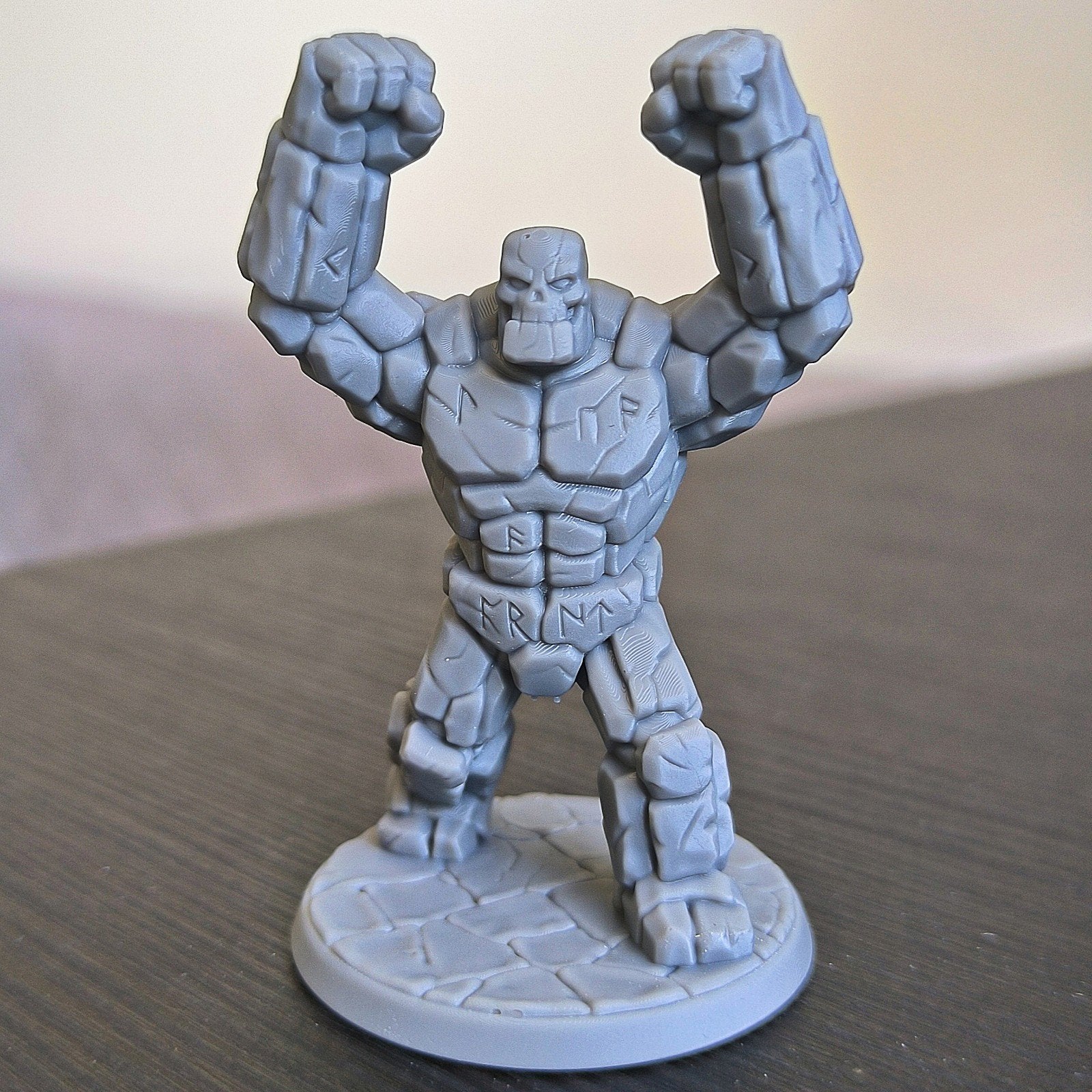Stone golem Miniature D&D HQ dungeon's and dragons, Ophalen of Verzenden