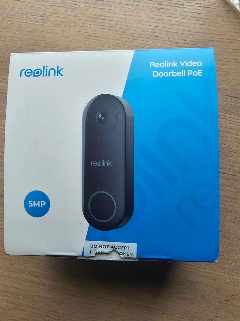 Reolink Videodeurbel PoE Camera

2K+, Ophalen of Verzenden, Nieuw