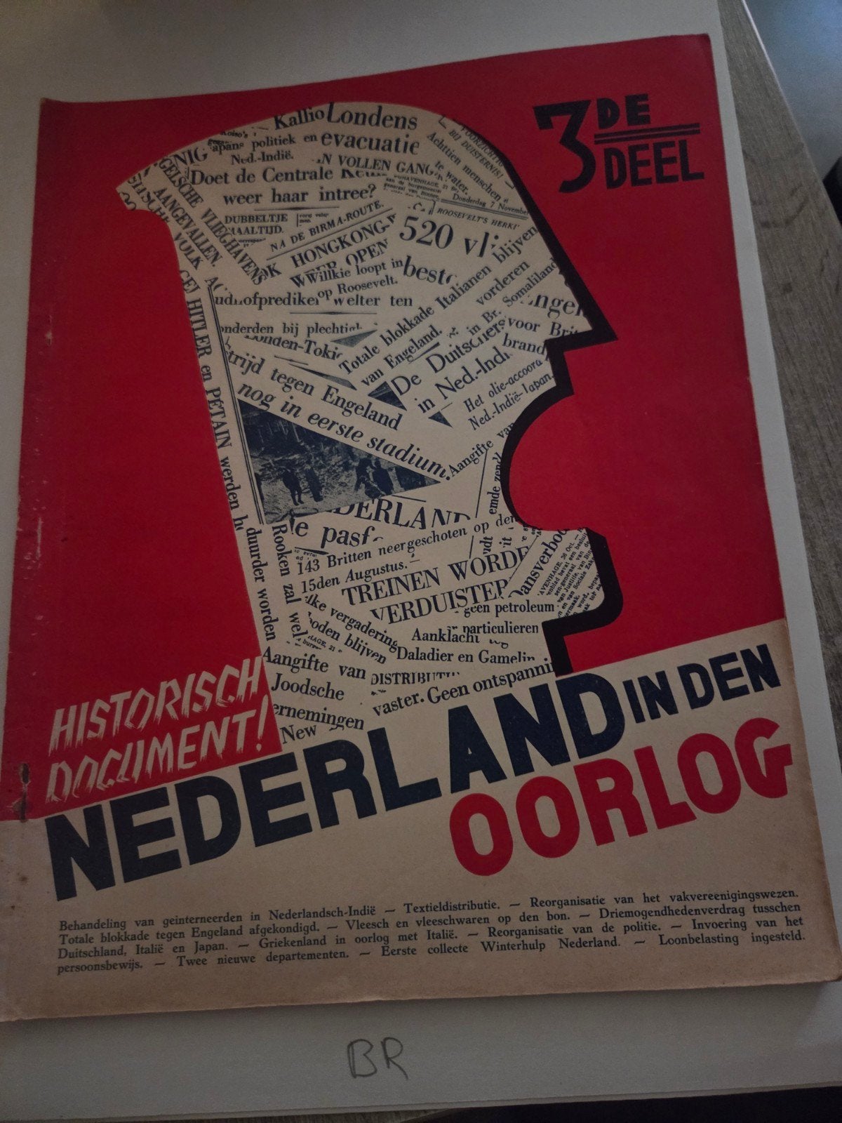 Historisch Document! Nederland in den Oorlog - 3e Deel, Boeken, Ophalen of Verzenden, Algemeen, Gelezen, Tweede Wereldoorlog
