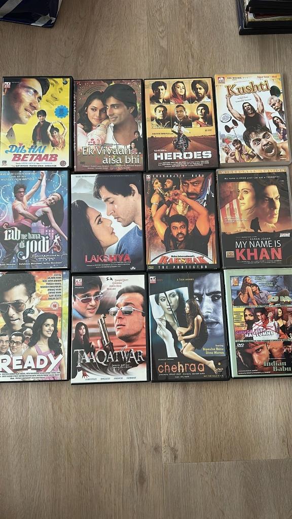 Diverse Bollywood films 500+, Alle leeftijden, Ophalen of Verzenden, Gebruikt, Overige gebieden