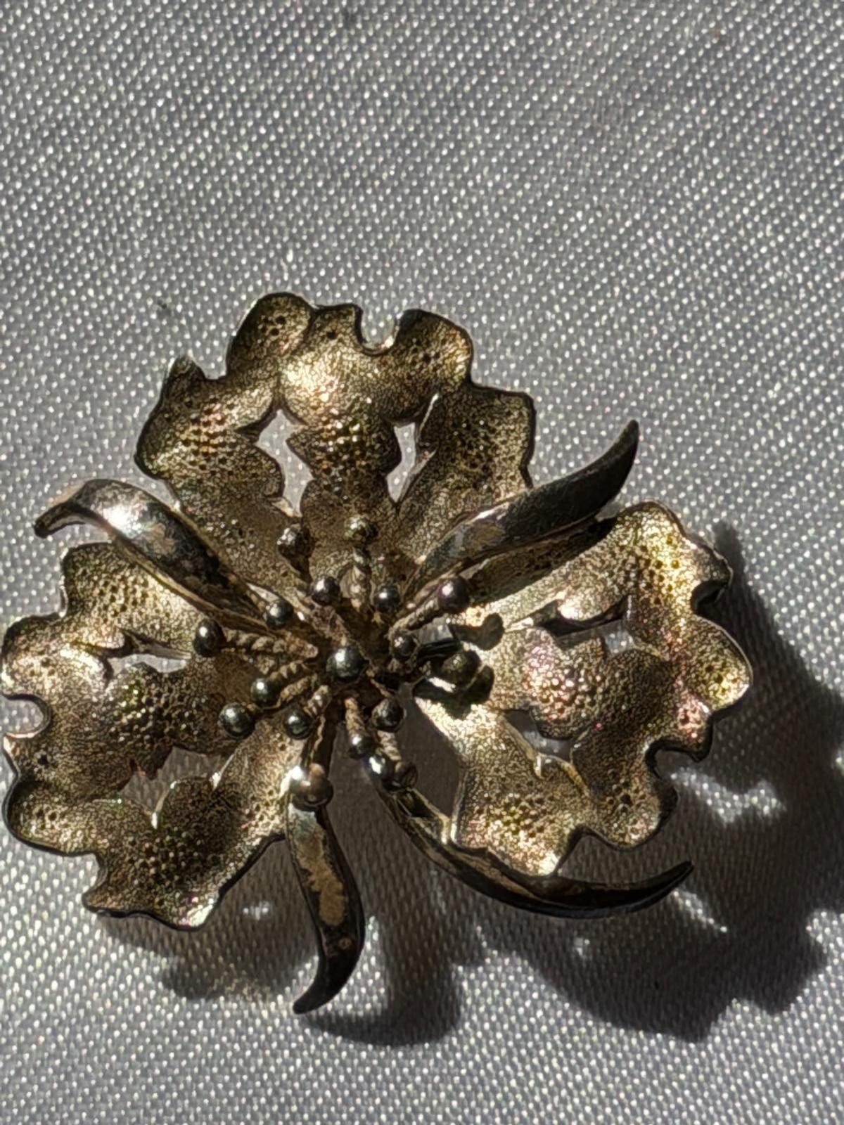Zilveren broche van Andreas Daub generkt, Sieraden, Tassen en Uiterlijk, Ophalen of Verzenden