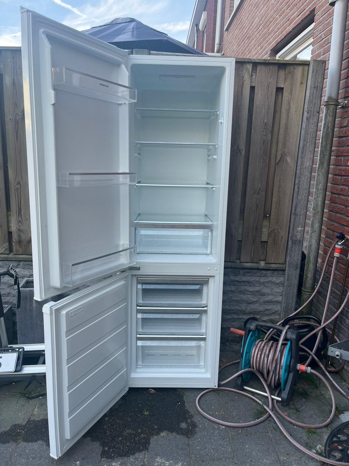 Koelvriescombinatie te koop / koelkast & vriezer, Witgoed en Apparatuur, Vriezers en Diepvrieskisten, Gebruikt, 160 cm of meer