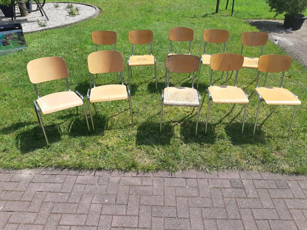 Kantine Stoel  ( 10x ), Ophalen, Gebruikt, Vijf, Zes of meer stoelen