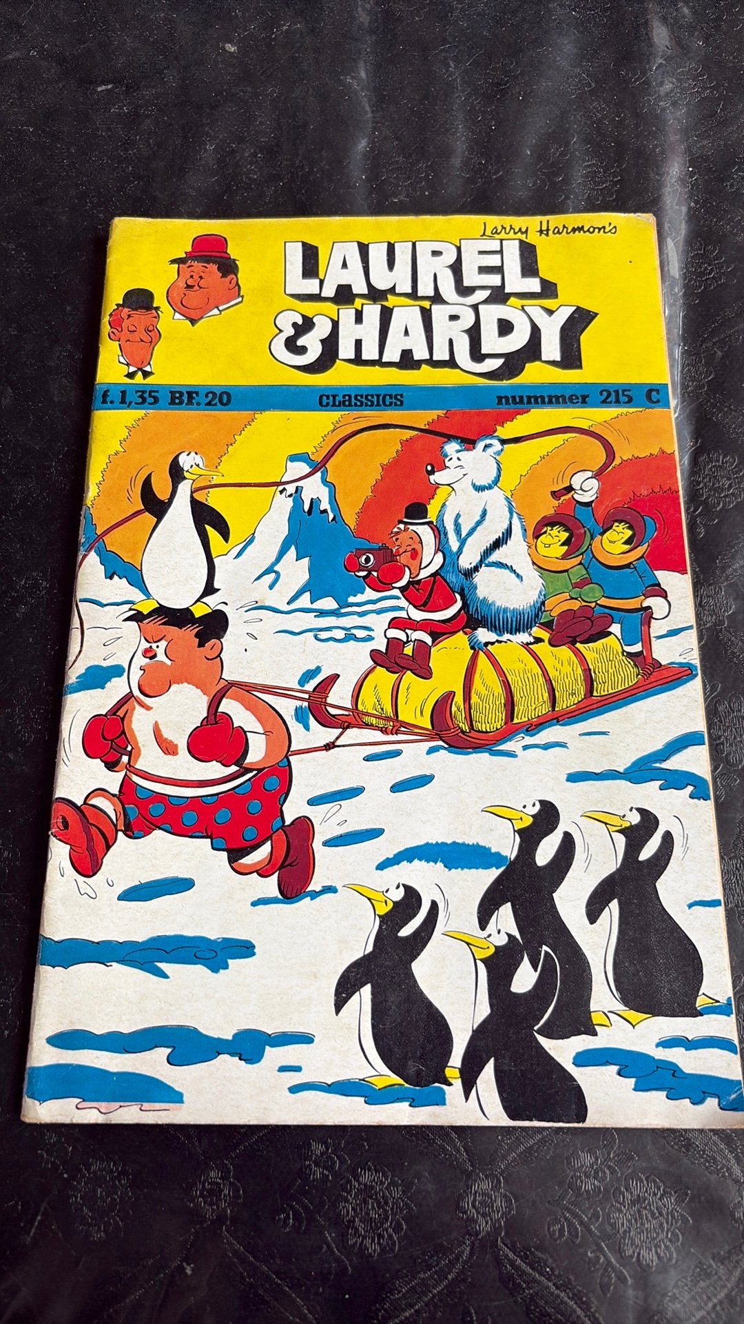 Laurel & Hardy nr 215, Eén comic, Ophalen of Verzenden, Gelezen, Europa