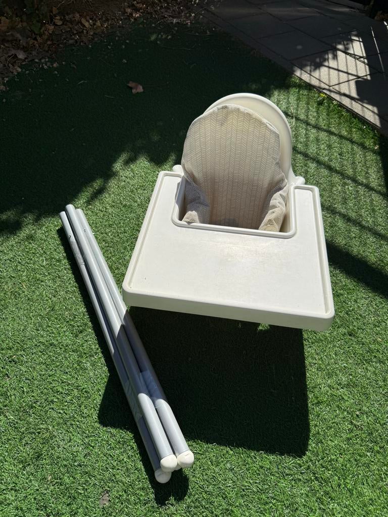 IKEA Antilop kinderstoel met kussen en poten, Ophalen, Gebruikt, Overige typen, Afneembaar eetblad
