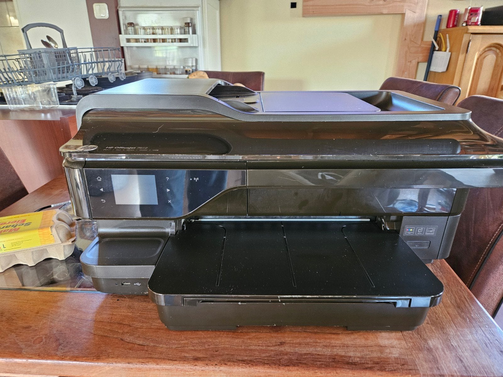 HP Officejet 7612 zeer uitgebreide printer, Ophalen, All-in-one, Zo goed als nieuw, HP Officejet