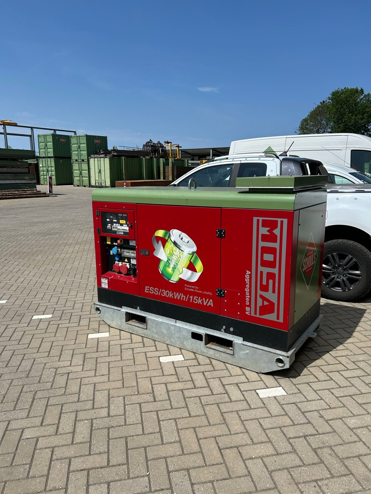 Mosa accupack  ESS/30kWh/15kVA, Ophalen of Verzenden, Gebruikt, 10 tot 30 kVA, Overige typen