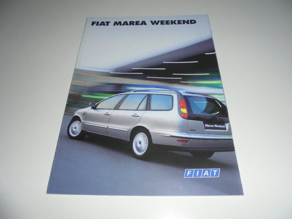 brochure Fiat Marea Weekend  1997, Ophalen of Verzenden, Zo goed als nieuw, Overige merken