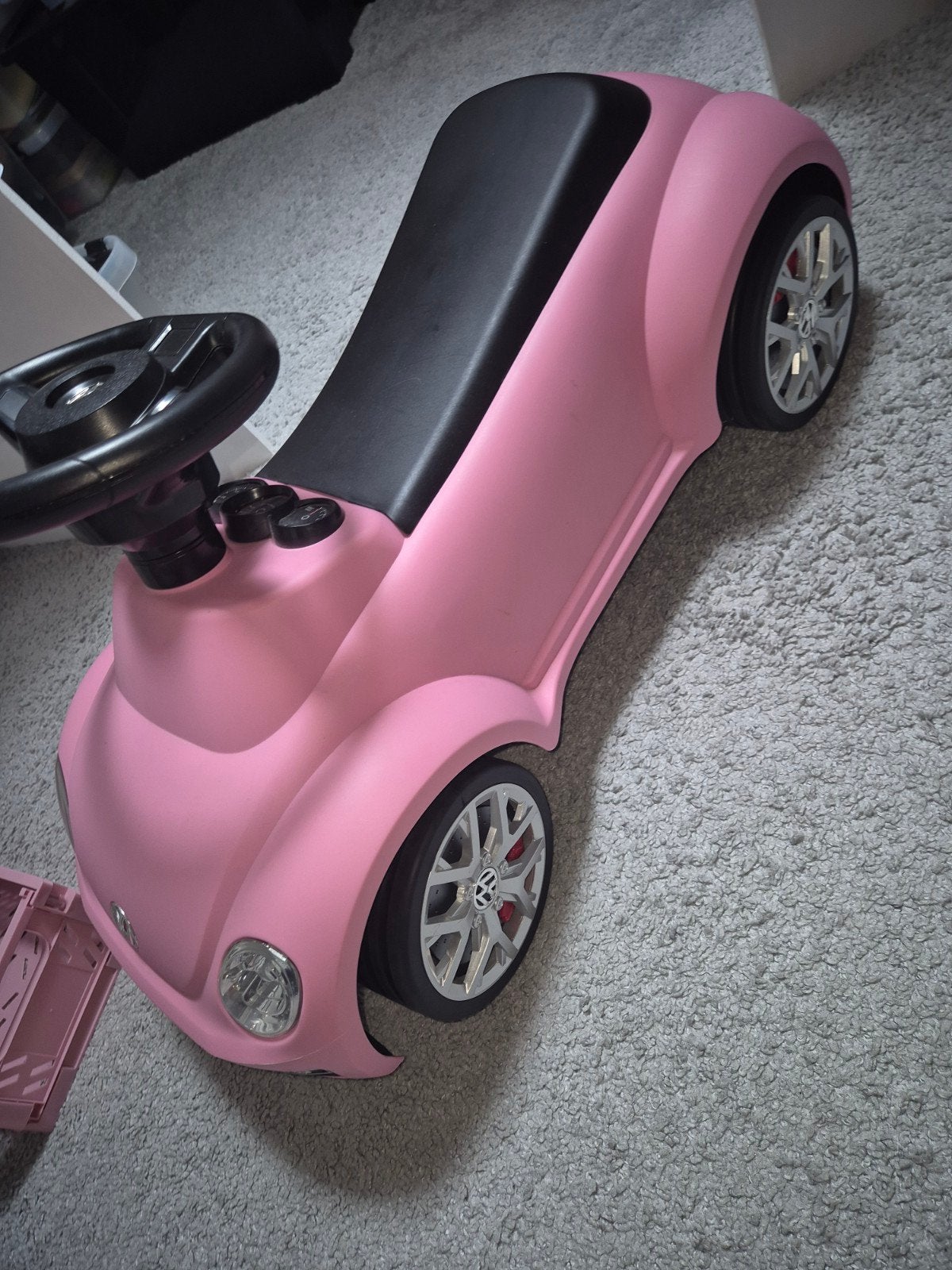 Roze loopauto Volkswagen Kever, Ophalen, Gebruikt, Loopvoertuig