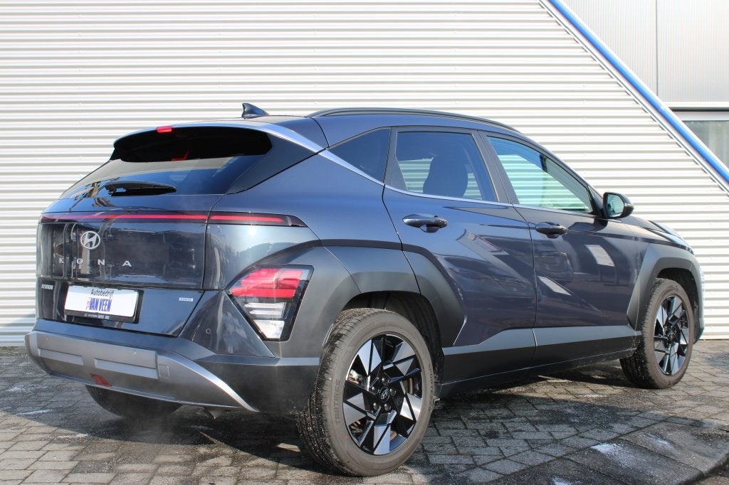 Hyundai KONA 1.6 GDI HEV Comfort Smart | Navigatie | Camera, Auto's, Hyundai, Stof, Gebruikt, Zwart, Blauw
