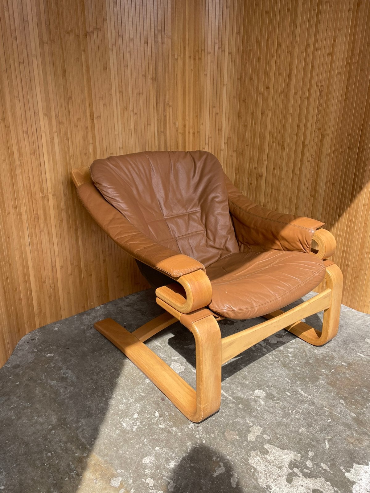 Vintage Deens design fauteuil, Huis en Inrichting, Fauteuils, Ophalen of Verzenden, Gebruikt, 50 tot 75 cm
