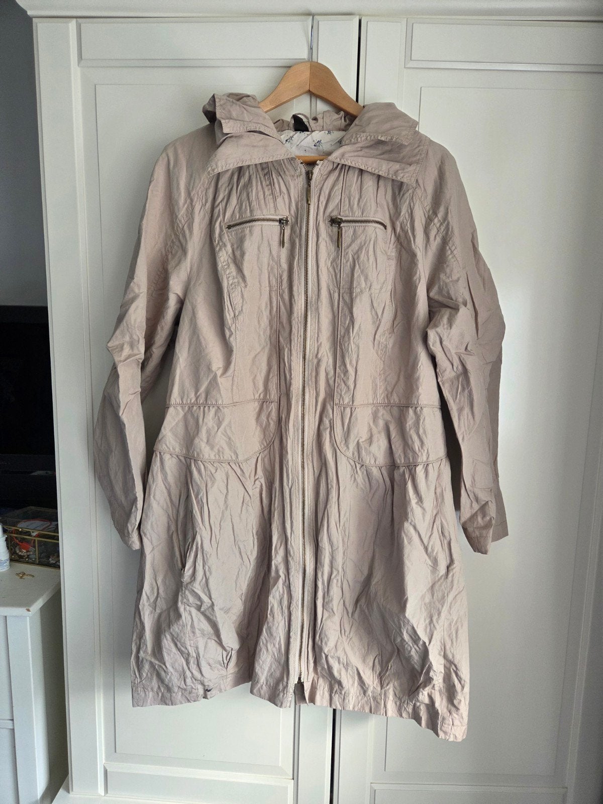 Lichtbruine jas M&S Mode - XL, Beige, Maat 46/48 (XL) of groter, Ophalen of Verzenden, M&S Mode