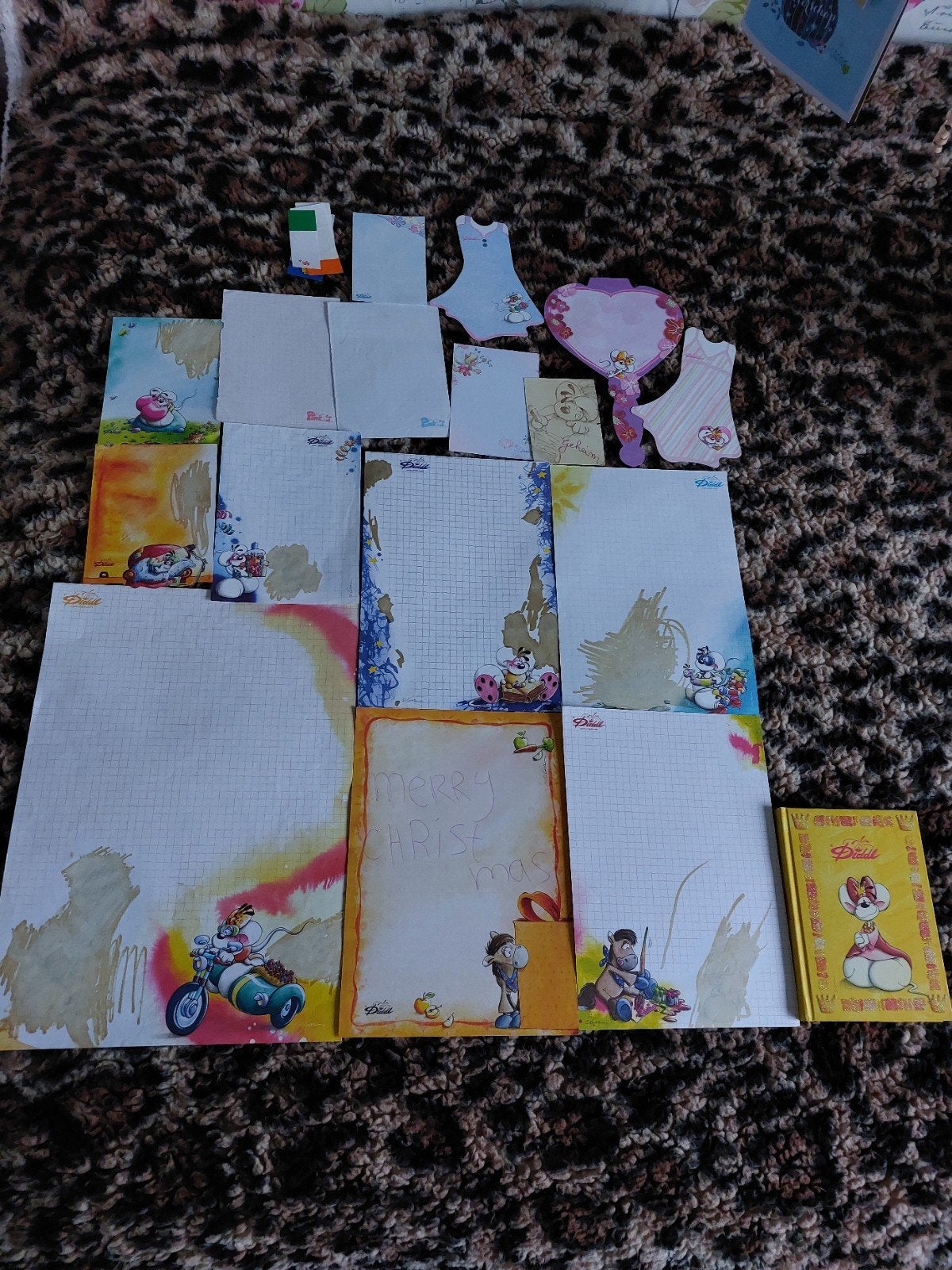 diddl verzameling blaadjes en boekje, Verzamelen, Ophalen of Verzenden, Diddl, Zo goed als nieuw, Papier, Kaart of Schrift