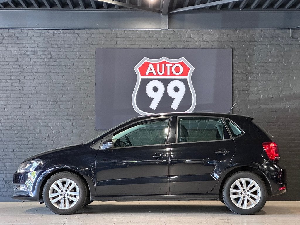 Volkswagen Polo 1.0 Comfortline AIRCO / SCHERM / ELEKT RAMEN, Stof, Zwart, Bedrijf, Handgeschakeld