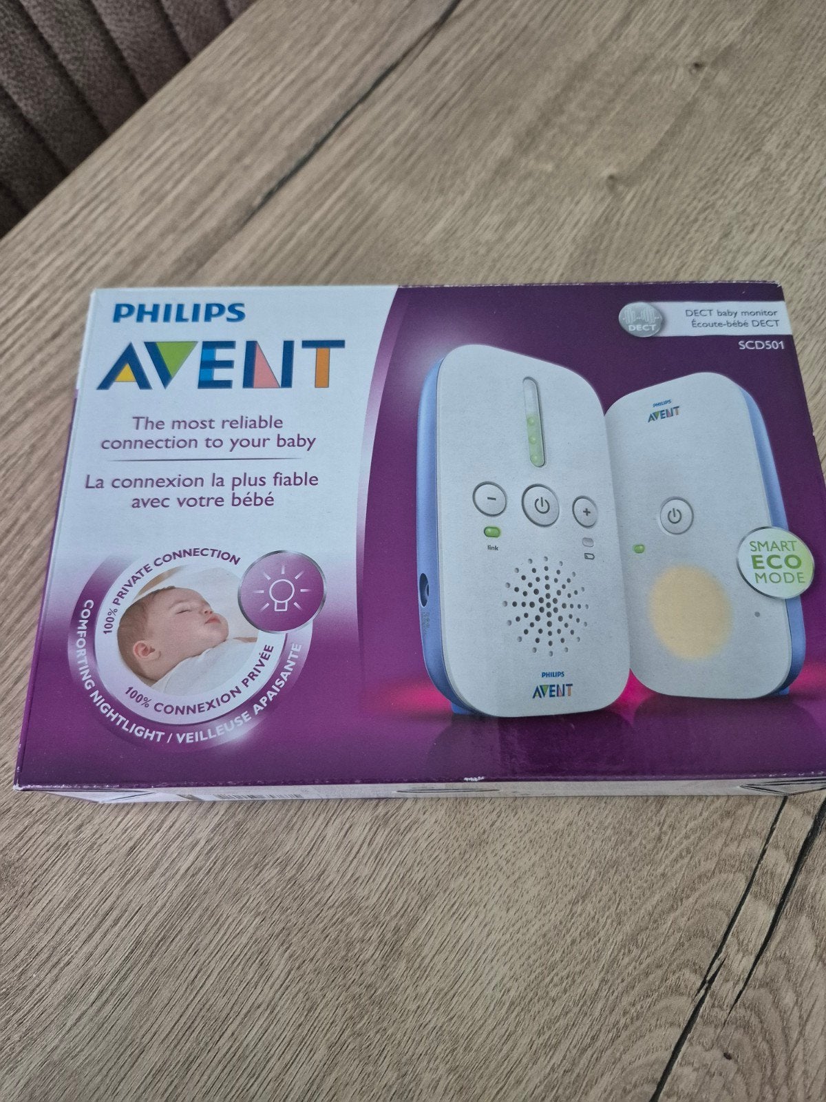 Philips Avent DECT Babyfoon SCD501 - Betrouwbaar & Veilig, Ophalen of Verzenden, Zo goed als nieuw, 250 meter of meer, Digitaal