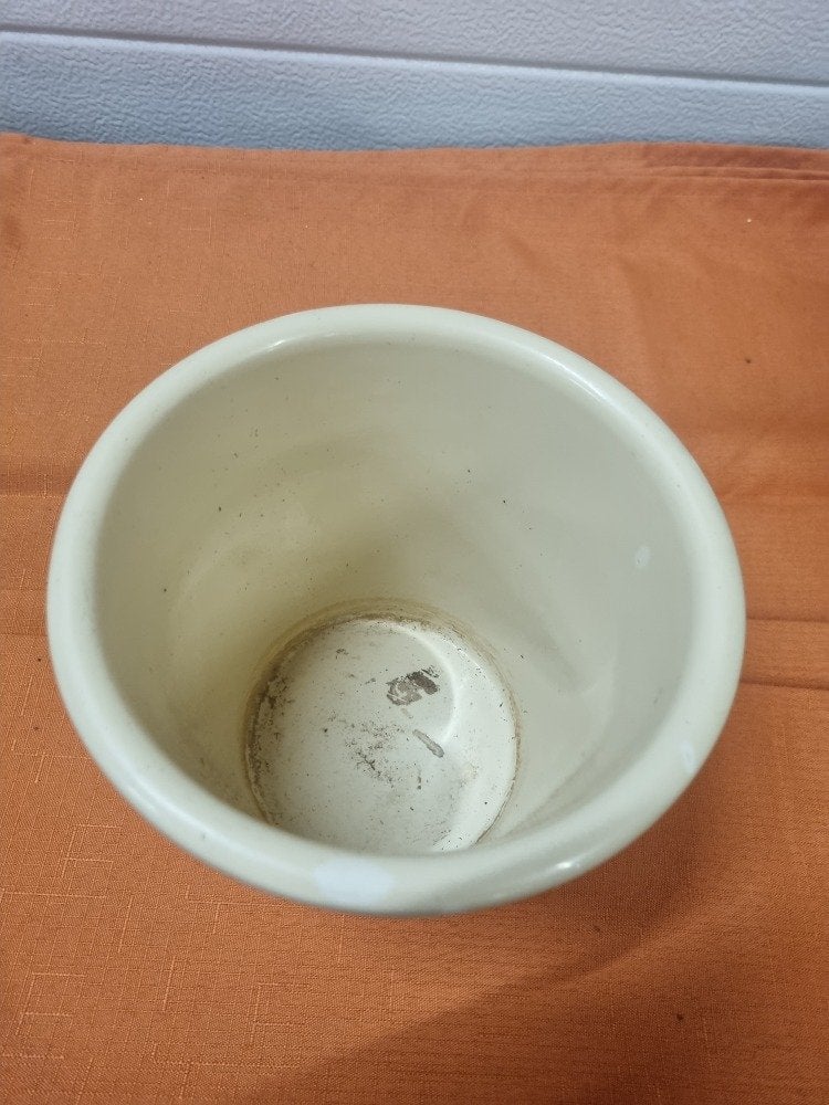 bloempot creme aardewerk, Ophalen of Verzenden, 'T Olde Gre-j, Info@toldegrej.nl, Endepoelstraat 20f Didam