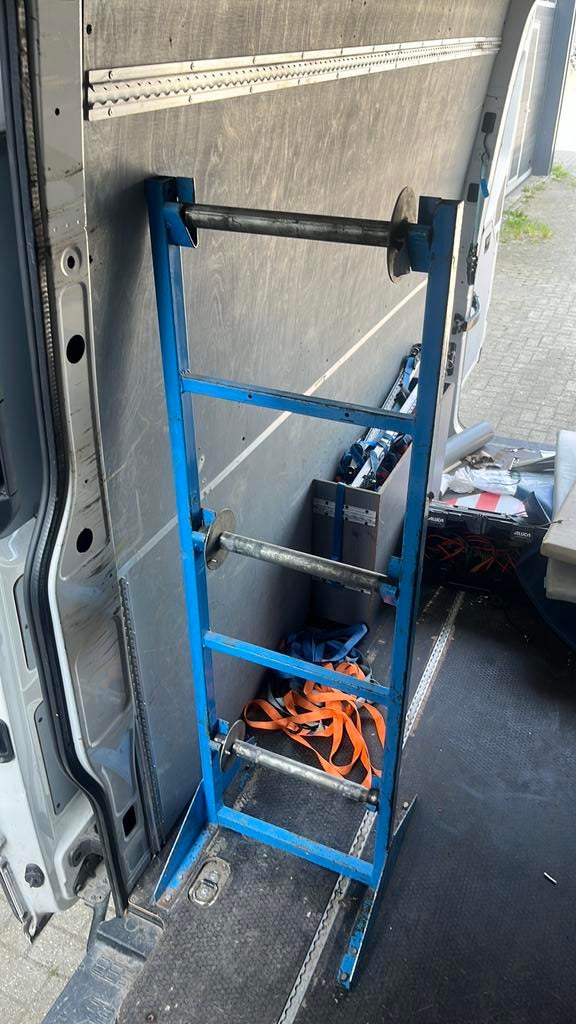 Kramp Frame voor drie slanghaspels, 100 liter of meer, Ophalen, Zo goed als nieuw, Transportkar