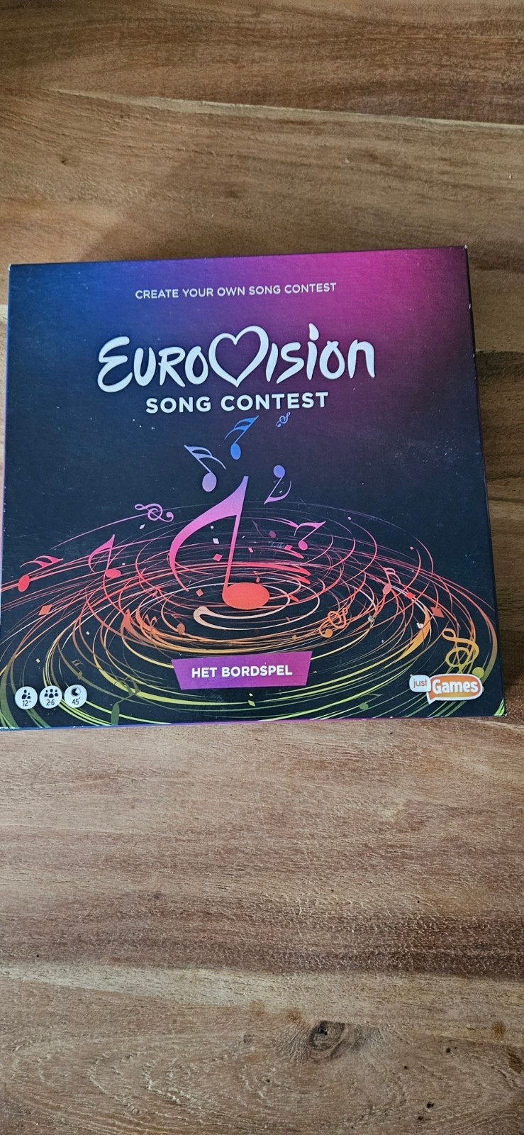 Spel Eurovision Song Contest:, Drie of vier spelers, Ophalen of Verzenden, Zo goed als nieuw, Just Games