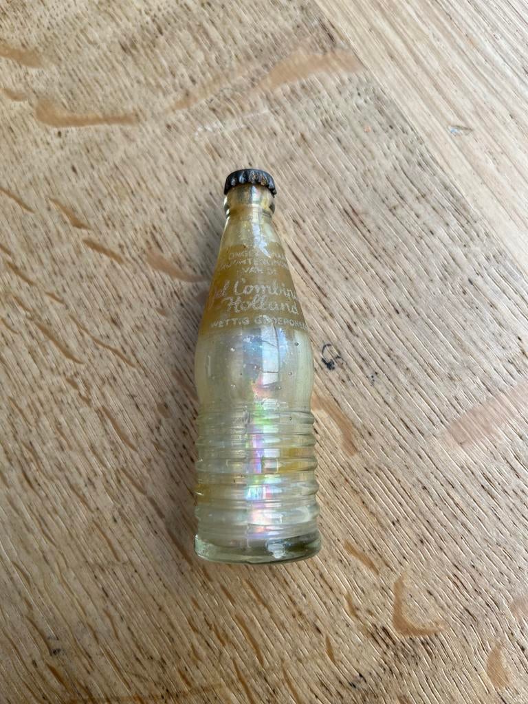 Vintage Jel Limonade Miniatuur Flesje - Zeldzaam, Verzamelen, Ophalen of Verzenden, Zo goed als nieuw