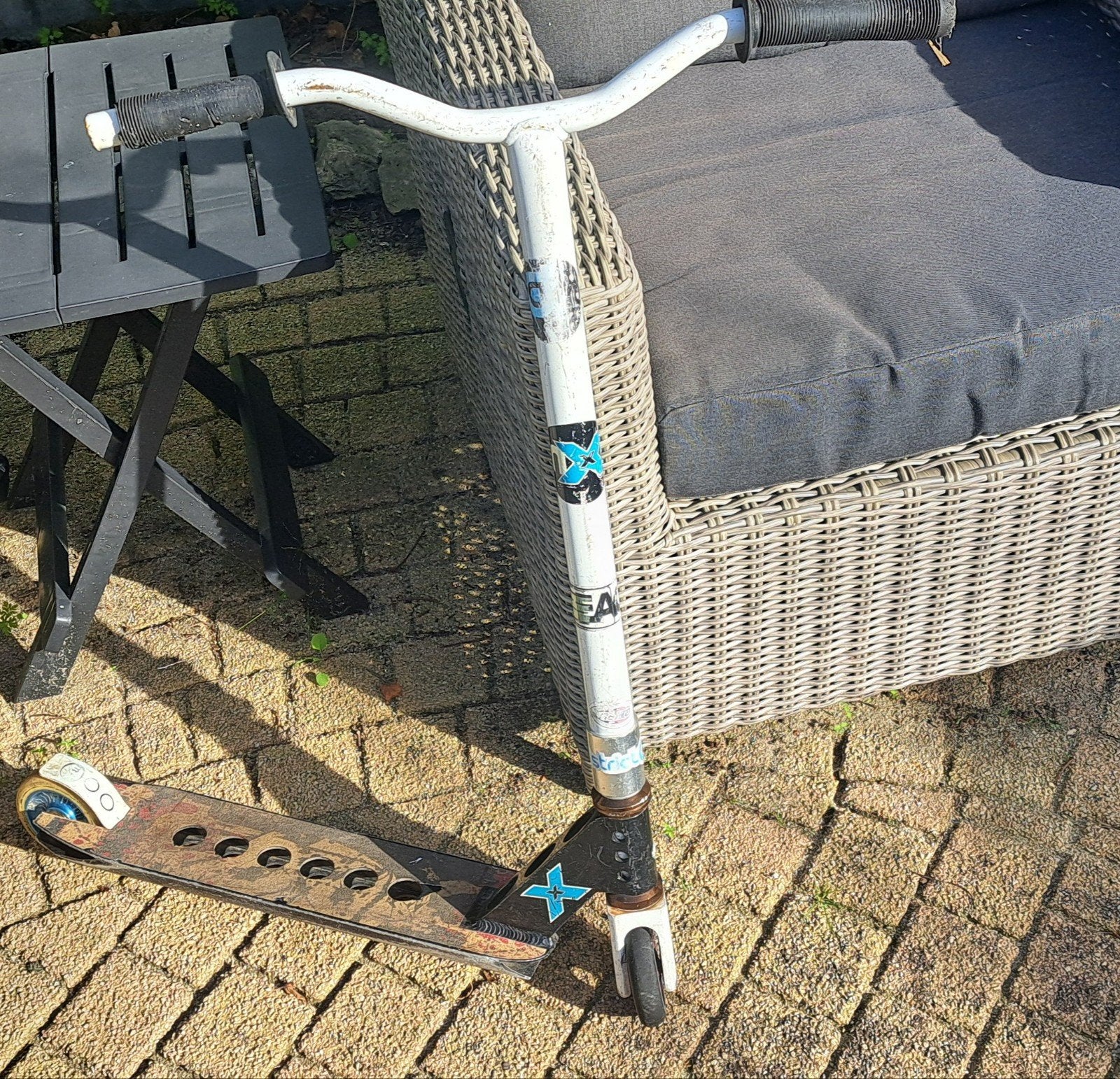 stuntstep, goed merk wel gebruikerssporen., Fietsen en Brommers, Ophalen, Gebruikt, Gewone step