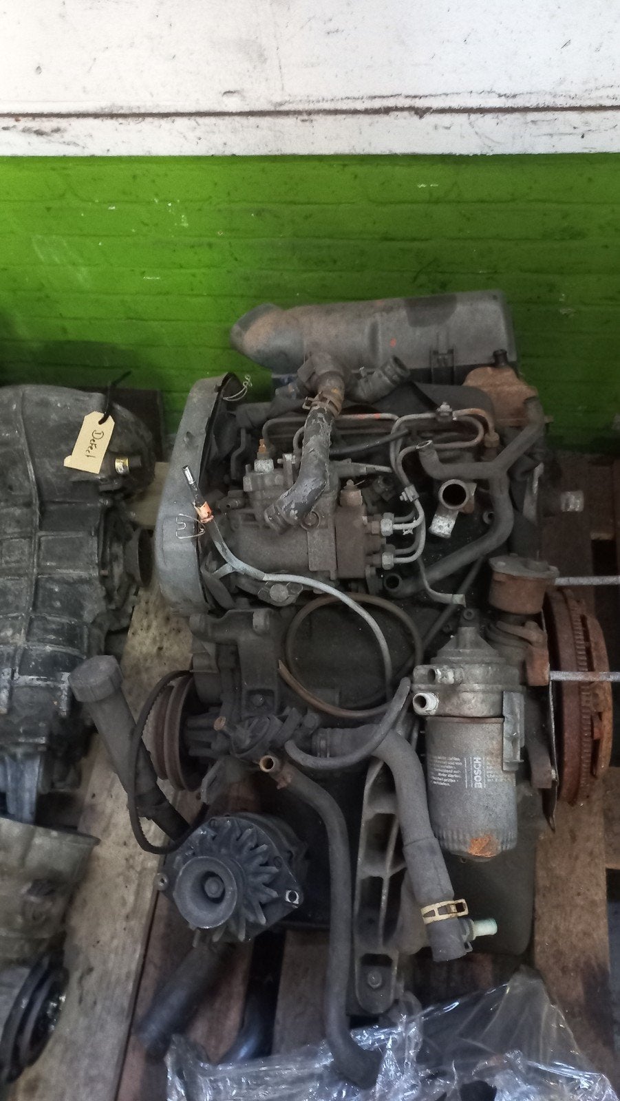 vw t3 motor 1.6 diesel, Ophalen