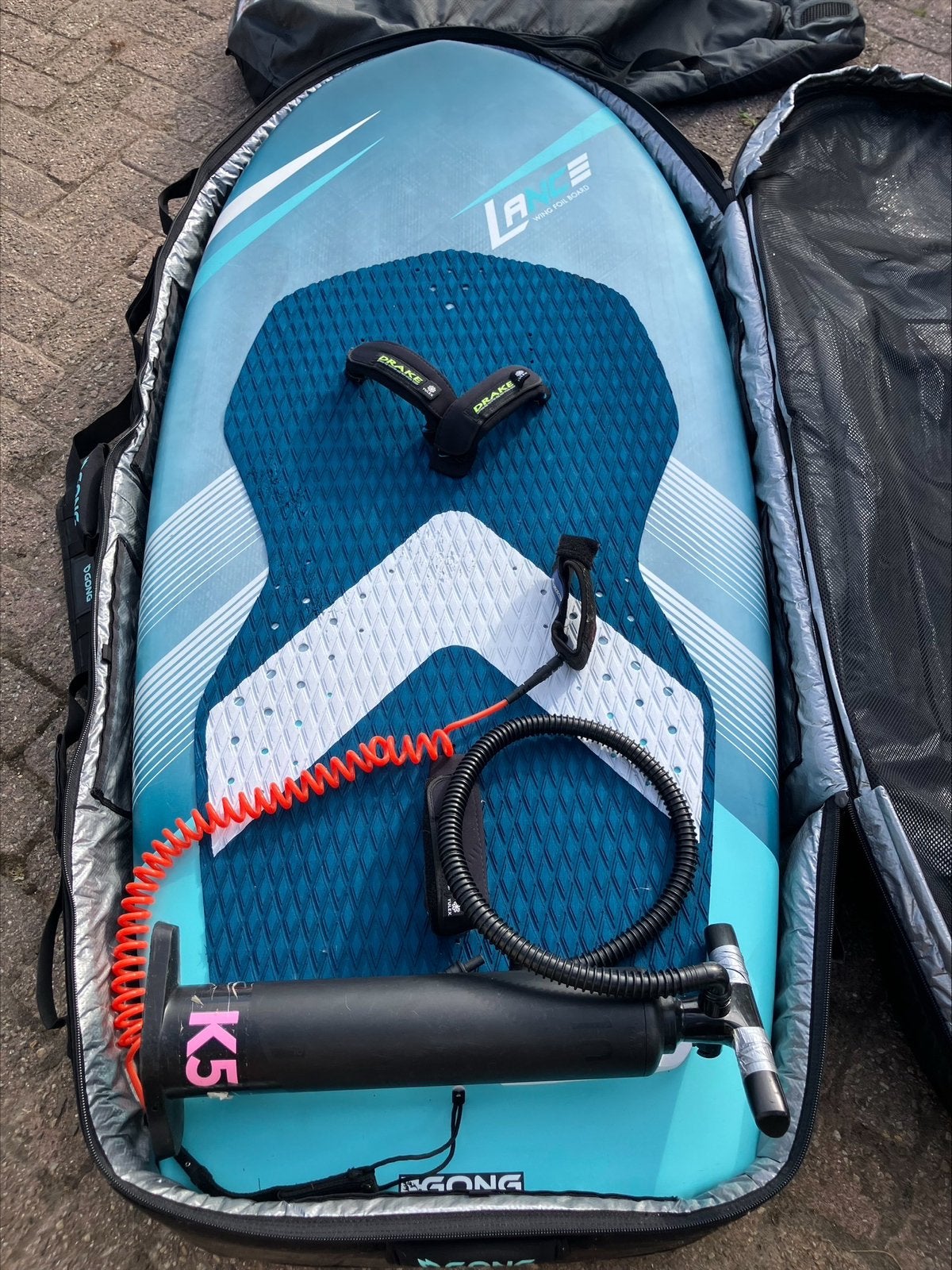 Complete wingset incl. nieuwe topfoil(!)van AFS full carbon!, Watersport en Boten, Wingsurfen, Ophalen, Nieuw