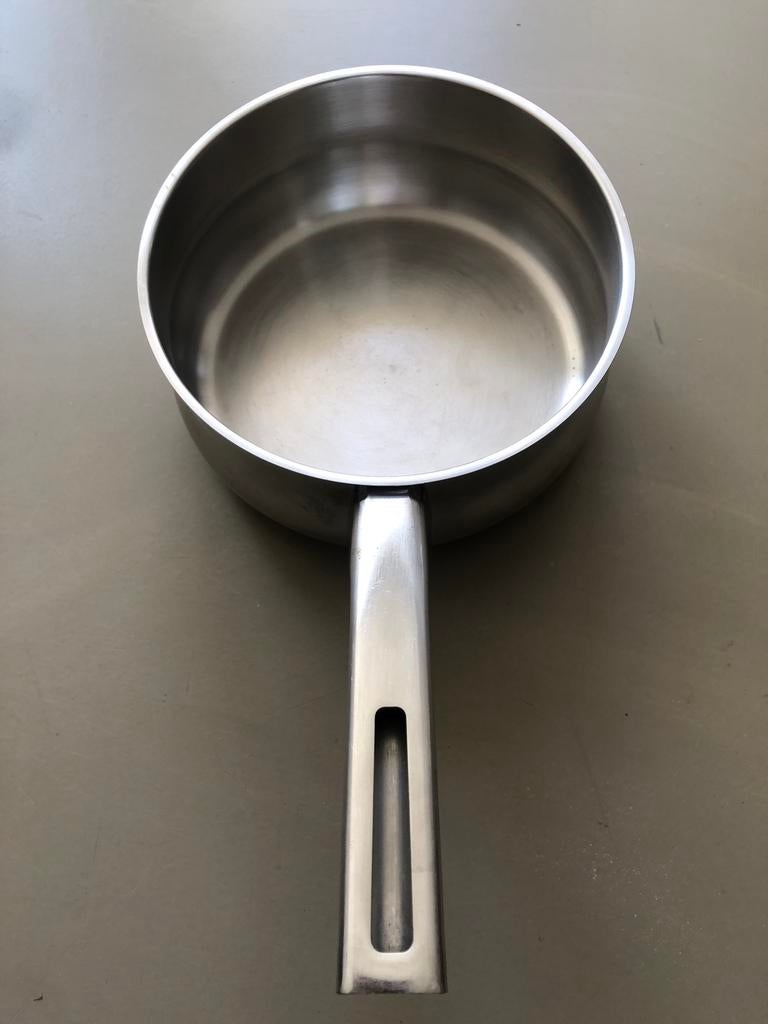 Demeyere Silvinox Venus RVS steelpan ø 18 cm, Ophalen of Verzenden, Zo goed als nieuw, Rvs