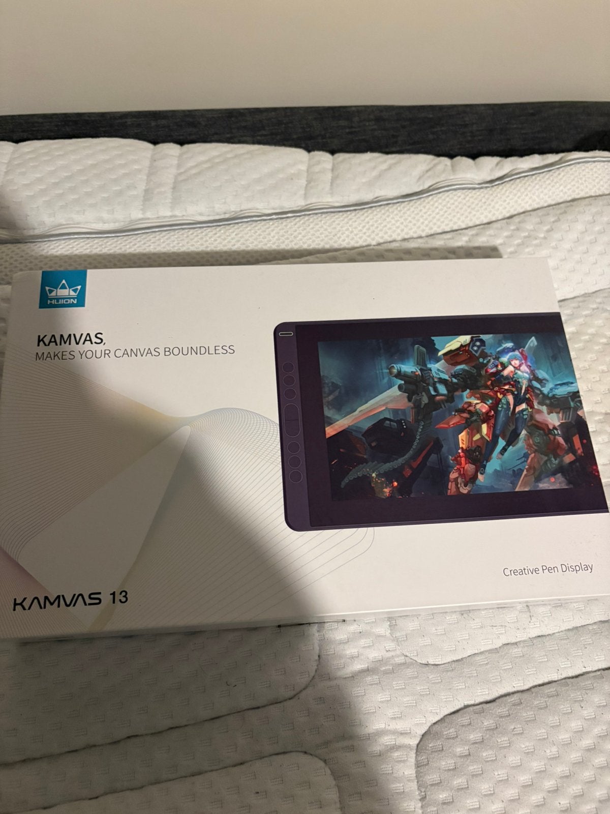 Huion Kamvas 13 Tekentablet Compleet, Computers en Software, Ophalen of Verzenden, Zo goed als nieuw, Bedraad