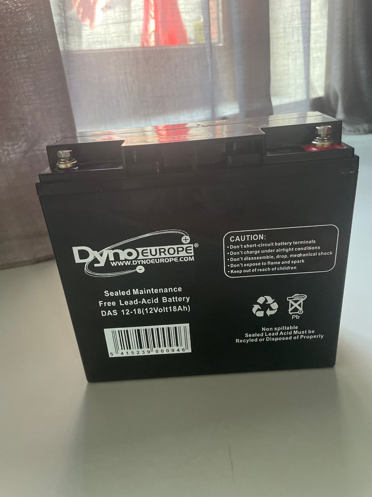 Dyno Europe Loodaccu DAS 12-18 (12V 18Ah), Nieuw, Universele onderdelen