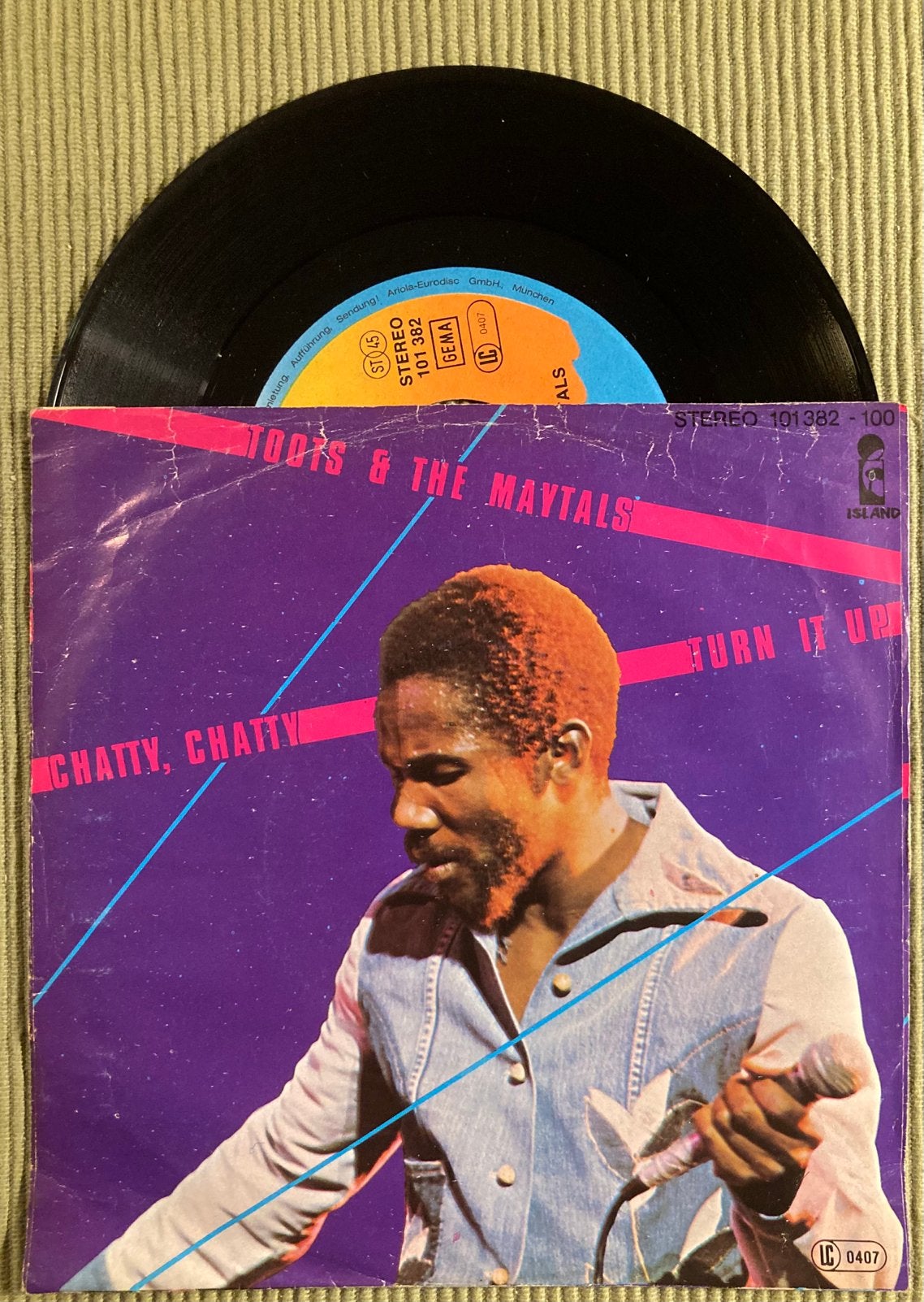 Vinyl single Toots & the Maytals - Chatty, chatty, Gebruikt, 7 inch, Ophalen of Verzenden, Reggae en Ska