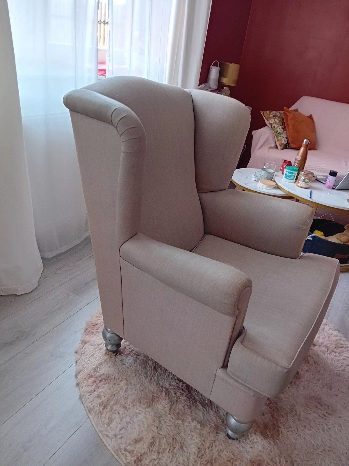 Comfortabele fauteuil - In prima staat, Ophalen, Gebruikt, Klassiek, Comfortabel, 75 tot 100 cm