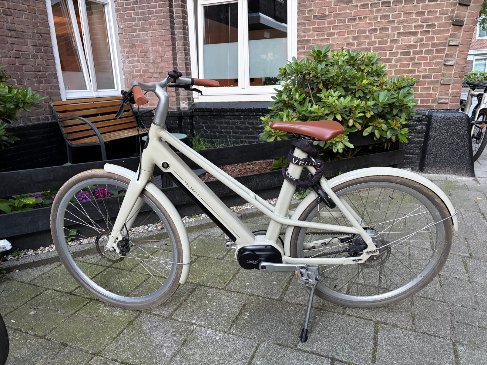 Veloretti Ivy Pebble Grey E-Bike, Gebruikt, Versnellingen, 50 tot 53 cm, Schijfrem