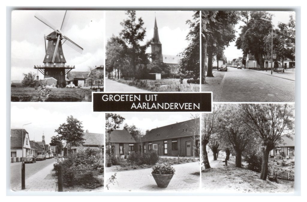 Aarlanderveen, Groeten uit. Opruimingskaart, Verzamelen, Verzenden, 1960 tot 1980, Gelopen, Zuid-Holland