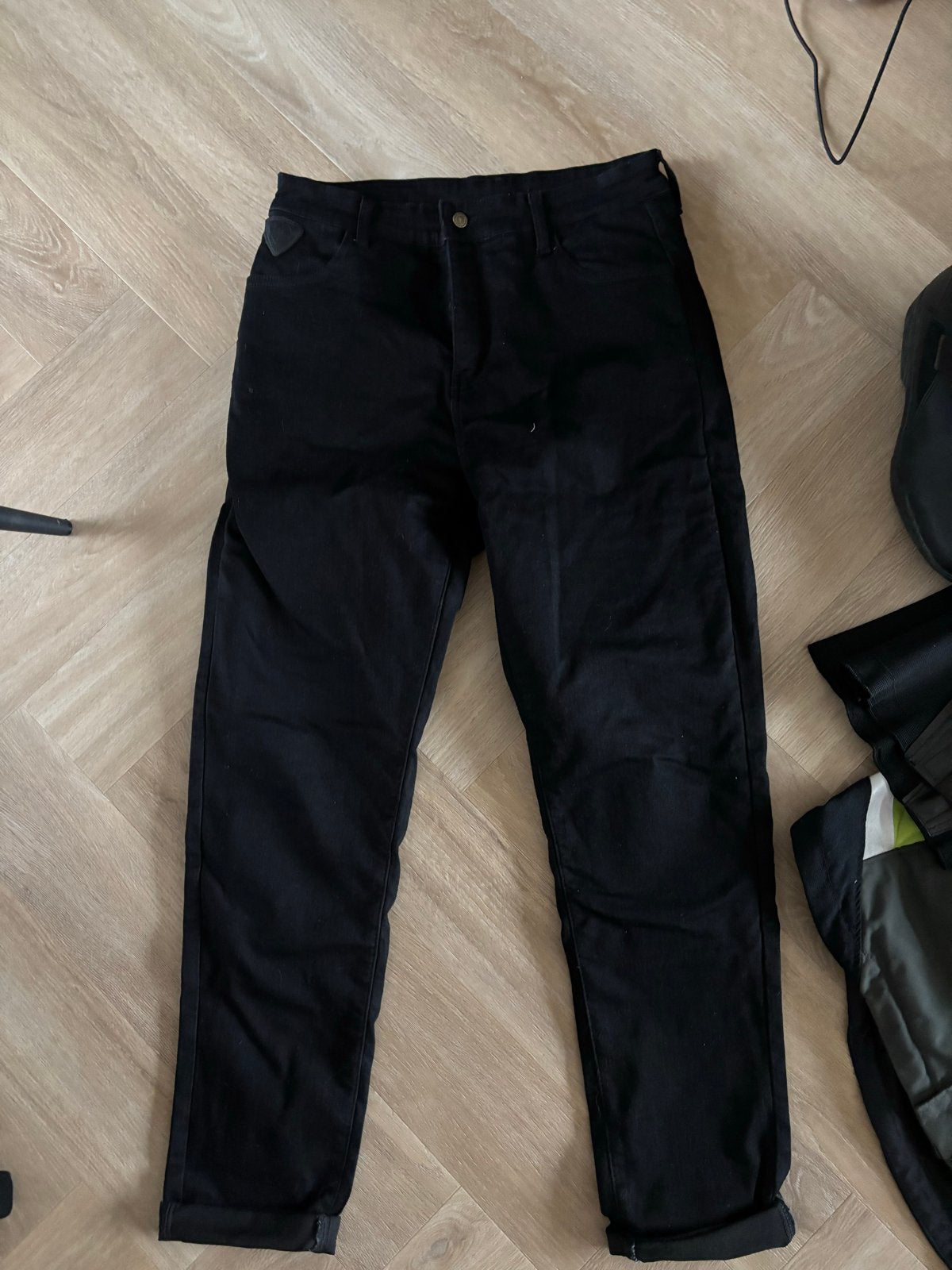 Lookwell Motorbroek Dames - Zwart, Kleding | Dames, Broeken en Pantalons, Zwart, Maat 42/44 (L), Nieuw, Ophalen of Verzenden