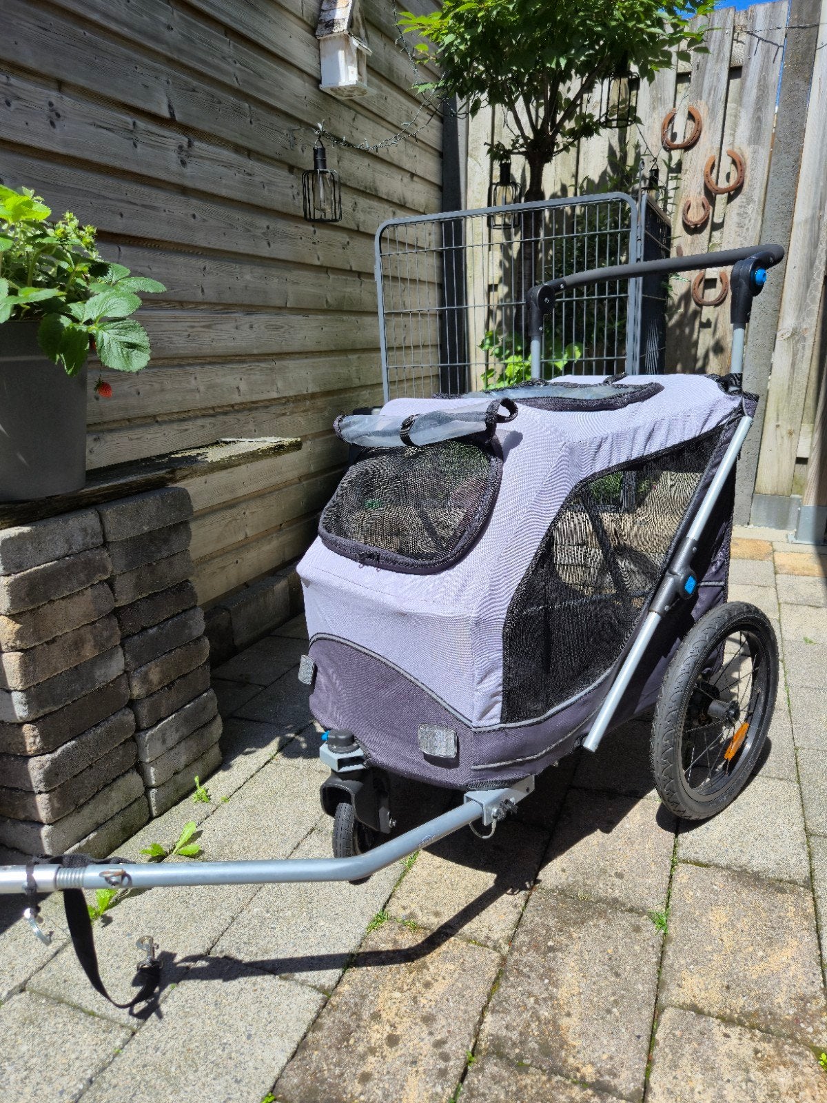 Trixie hondenfietskar/buggy M, Ophalen, Hondenkar