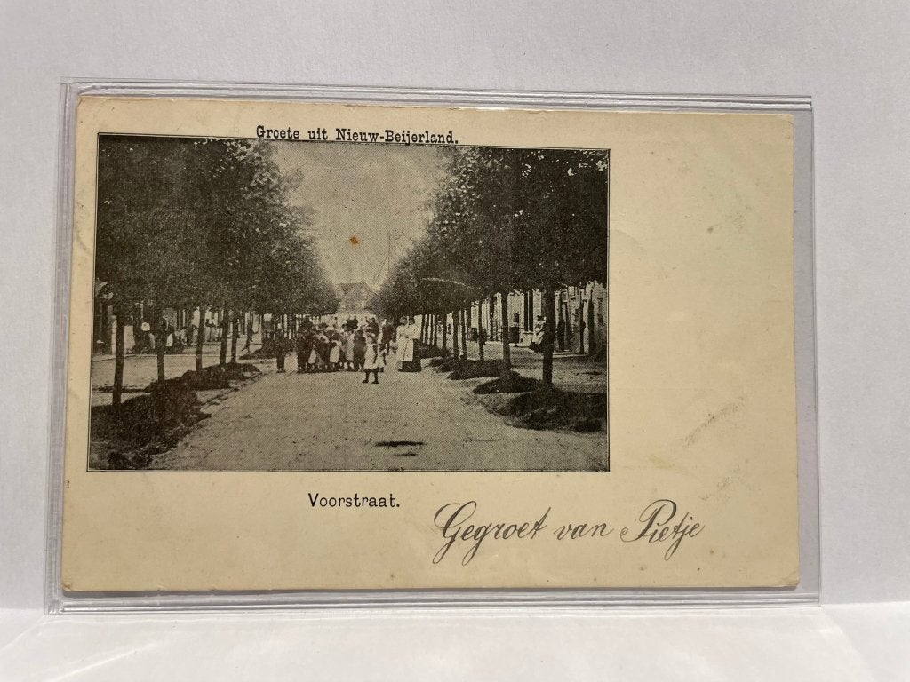 Nieuw-Beijerland - Voorstraat, Verzenden, Voor 1920, Gelopen, Zuid-Holland