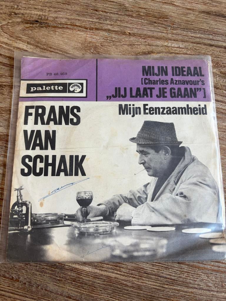 Frans van Schaik - Jij Laat Je Gaan, Gebruikt, 7 inch, Levenslied of Smartlap, 1960 - 1969