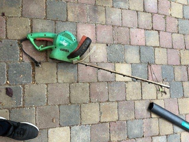 elektrische heggenschaar, Ophalen, Gebruikt, Elektrisch