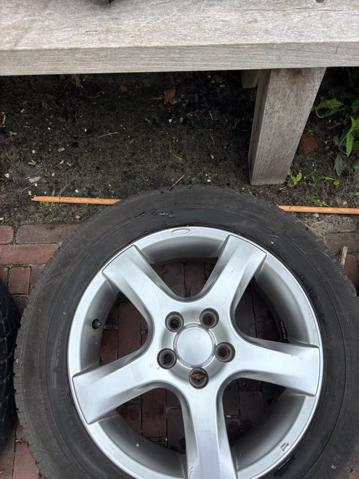 Toyota velgen 15 inch (banden aan vervanging toe), Ophalen, Gebruikt