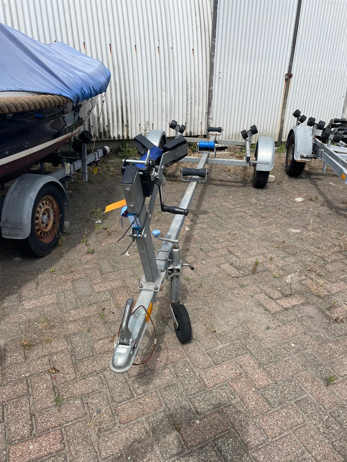 Rhino boottrailer met rollen, Ophalen, Minder dan 1500 kg, Gebruikt, Sloepentrailer