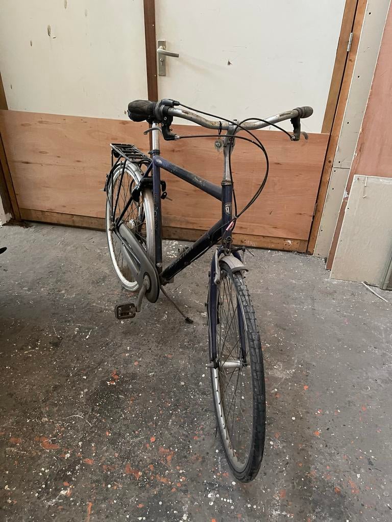 Gebruikte stads/kroeg fiets met 7 versnellingen, Gebruikt, Velgrem, Versnellingen, 56 cm of meer