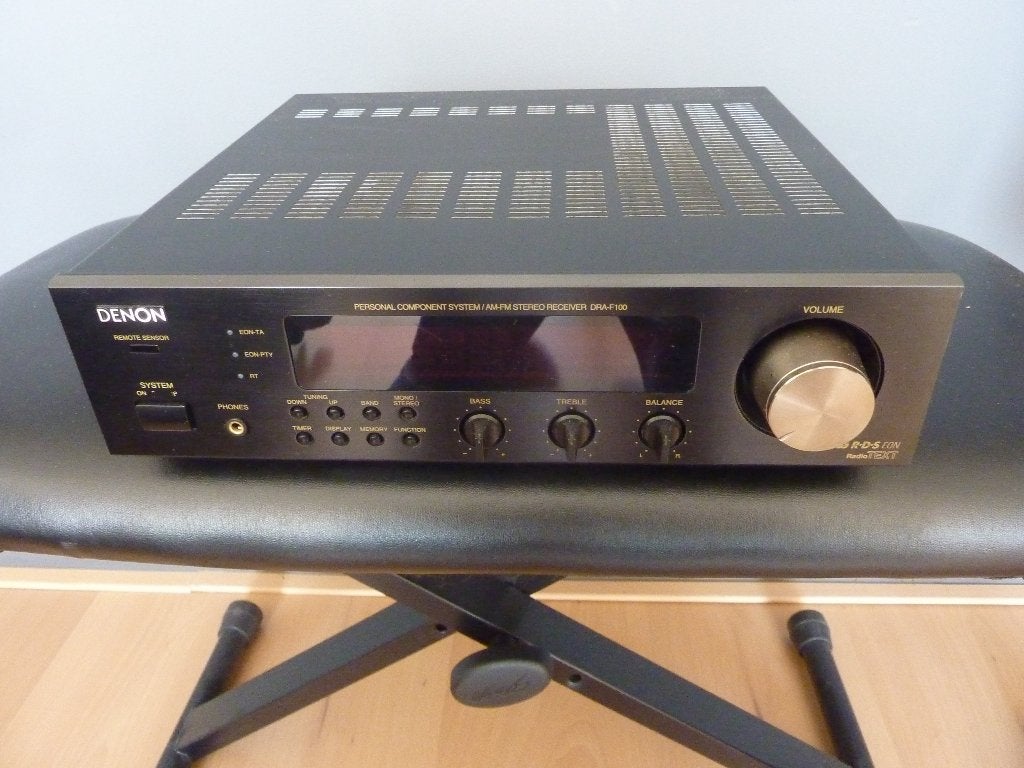 Denon receiver DRA-F100, Ophalen, Gebruikt, Denon, Minder dan 60 watt